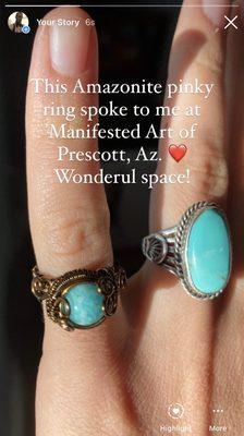 Amazonite Ring.