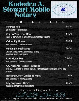 Kadedra A. Stewart Mobile Notary