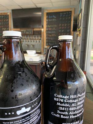 Growlers to go