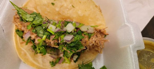 Pork taco