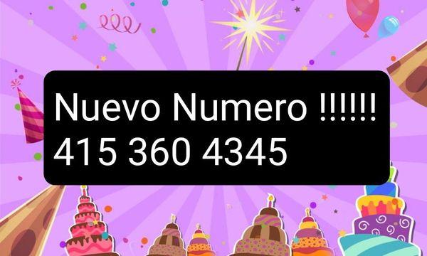 Amigos para un mejor servicio aquí está el nuevo número de teléfono llama ya!!!!!!