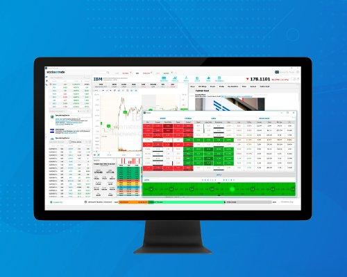 StocksToTrade - Fintech app for traders to monitor NASDAQ.