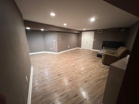 Basement renovation