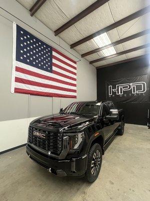 2024 Denali Ultimate paint corrected, ceramic coated and interior coating.