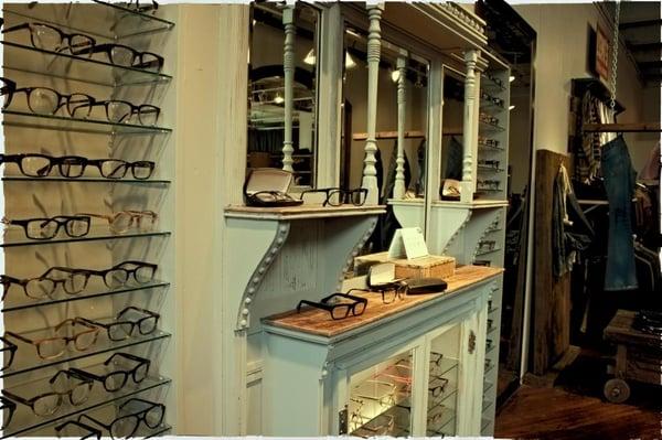 The new shop-in-shop for Classic Specs at Brooklyn Denim.