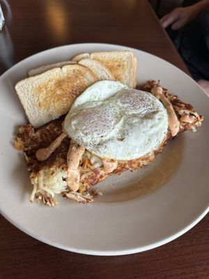 Stuffed hash browns