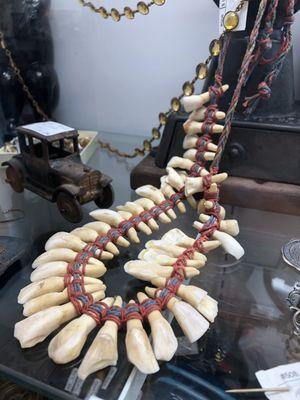 If you need a necklace of teeth, you'll certainly find it here