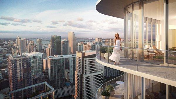 SLS Lux Brickell released new renderings and the luxury Condo tower is still under construction!