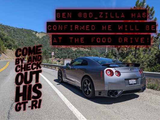 Another GTR who participated at the food drive