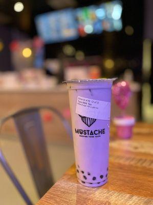 Taro Milk Tea w/Boba