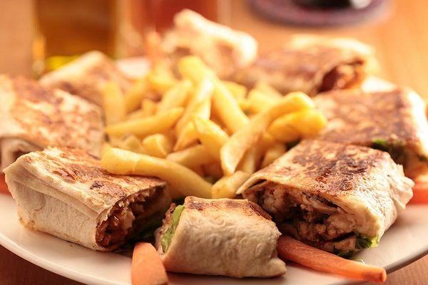 Shawarma , Mediterranean food