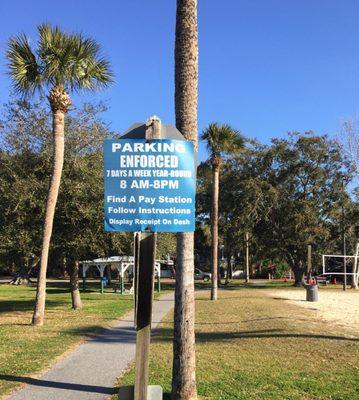 Parking ENFORCED!  Even parking in the grass!