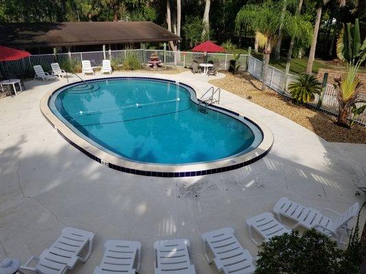 Enjoy a little sun by the pool