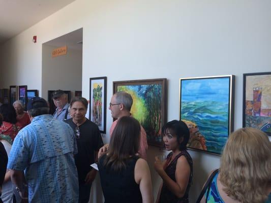 The Burbank Art Association's Spring Show opening at the Geo Gallery. 4/18/15