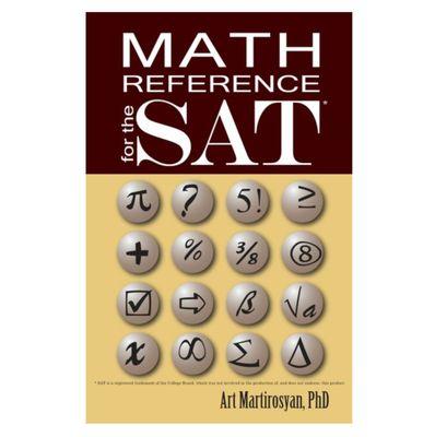 The cover of the book on SAT math prep by the business owner.