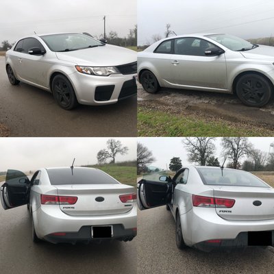 Before and after pictures of tint.