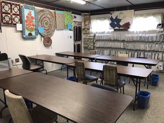 Classroom work tables