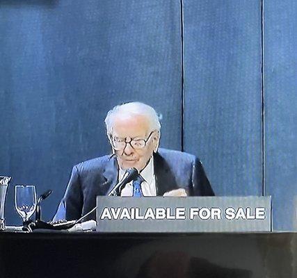 Mr. Buffet during 2023 Q&A.