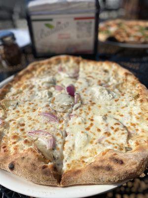 Rosemary & Potato & Rosemary Pizza.