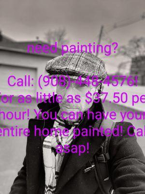 Attention Woodbridge, New Jersey! You can have your entire home painted for as little as $37.50 per hour! 9084484576