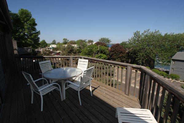 Off lake deck view.