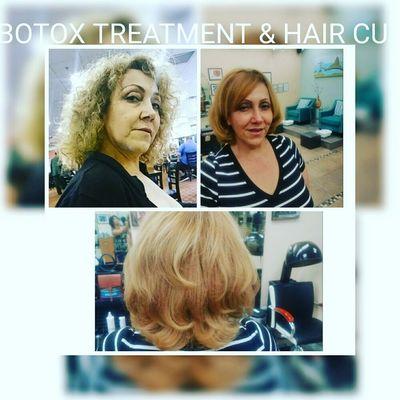 BOTOX HAIR TREATMENT & HAIR CUT!