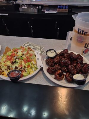 Teriyaki Wings, & Loaded Nachos