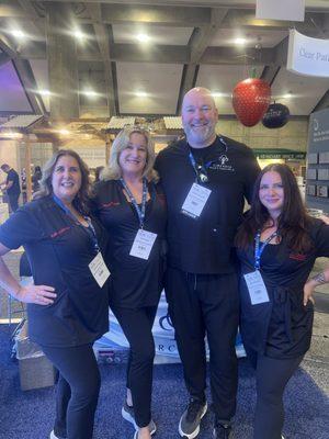 Team CSS with our partners Circadia & Michael Pugliese at Face & Body Trade show 2024!