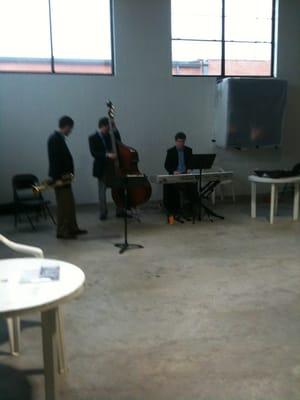 Nice live jazz band here for the event.