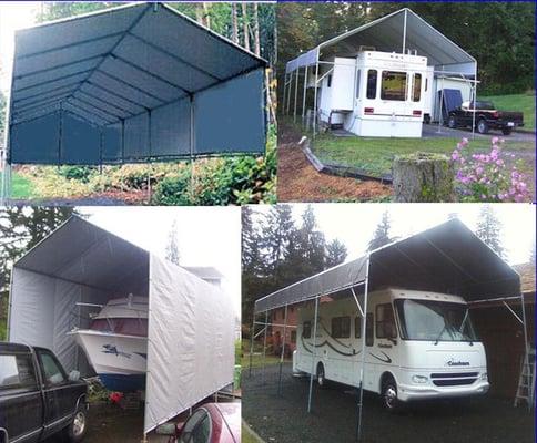 Portable RV  Carport Shelter