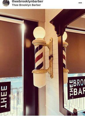 1930s Pole, come on in and check it out @theebrooklynbarber