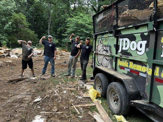 Trailer demolition and haul off!