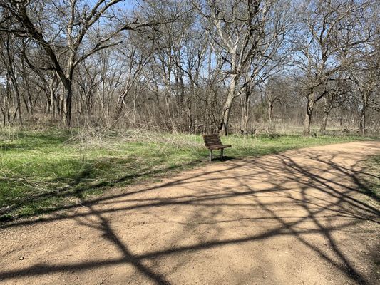 Benches on the trail