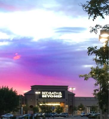 Another beautiful sunset baths the strip mall and beyond.