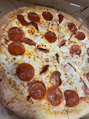 Pepperoni pizza