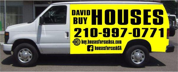 The guy with the yellow van , call me if you want sell your home fast