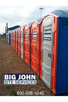 Portable Restrooms, ADA Units, A/C Trailer Units, Holding Tanks, Hand Wash Stations, Security Fencing, and Crowd Control Barriers.