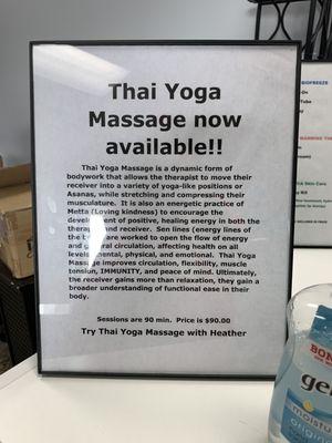 Thai Yoga Massage