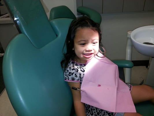 First checkup: no cavities, no tears, no worries!