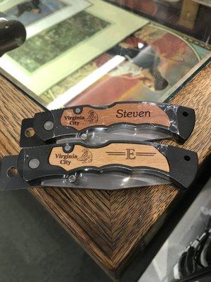 Souvenir knives. Steven E.