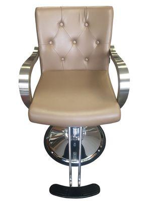 SAMANTHA STYLING CHAIR WITH CHROME ARMS AVAILABLE NOW.