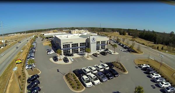 McDaniels Acura on Killian from the air !