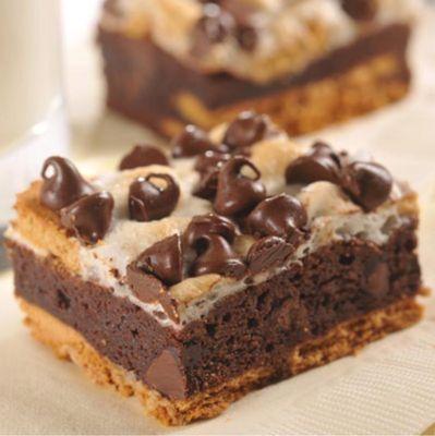 Delicious S'mores Mores Brownies