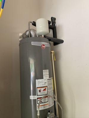 Water heater install