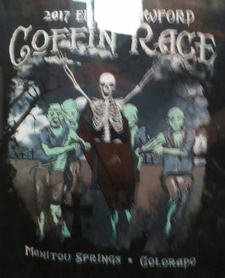 Emma Crawford Coffin Race commemorative t-shirt