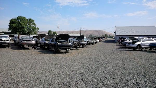 vehicles ready for you to pull off the parts you need at 80% less than new!