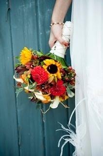 Beautiful wedding bouquet