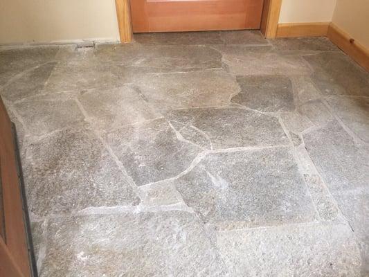 Stone entry way truckee