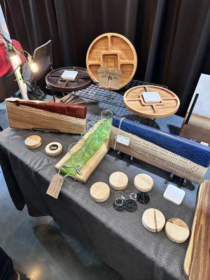 Cribbage boards and serving trays