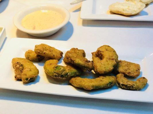 8 pieces of deep fried avocados with chipotle ranch $12